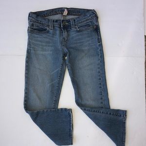 GIRL'S ABERCROMBIE CROP JEANS!!  SIZE 16 SLIM